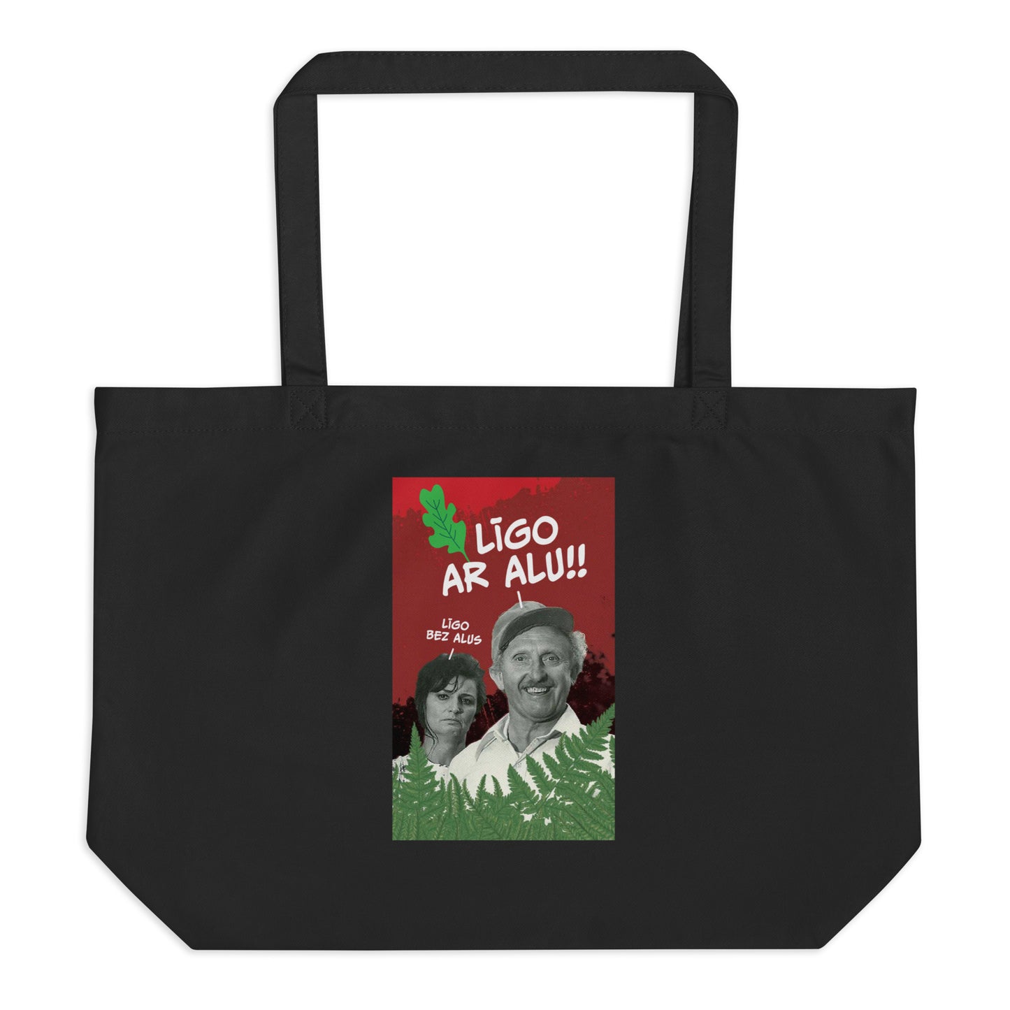 Large organic tote bag