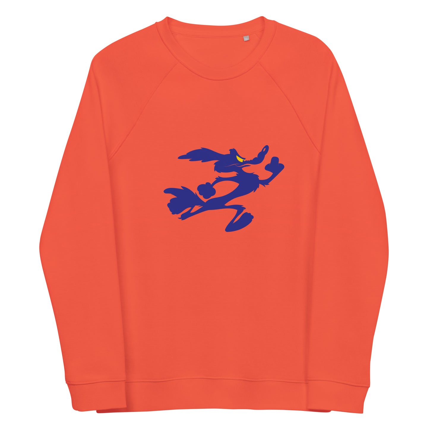 Unisex organic raglan sweatshirt