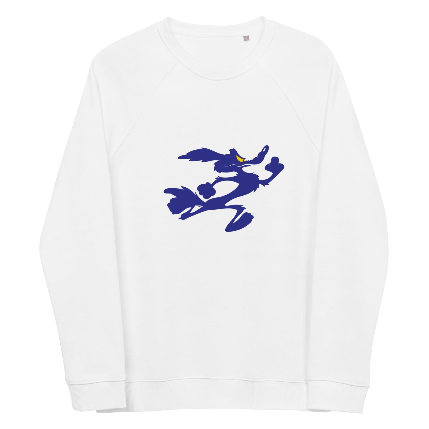 Unisex organic raglan sweatshirt